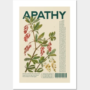 Apathy Sad Sadness Emotions Feelings Wildflower Posters and Art